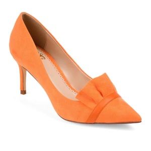 EUC Journee collection Ruffle Dress Heels/ worn once only